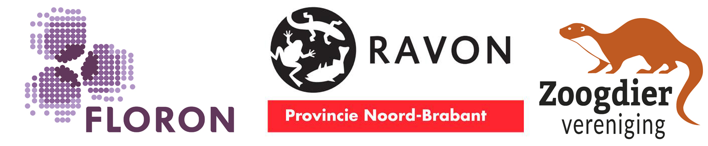 footer met logo floron, ravon provincie Noord-brabant